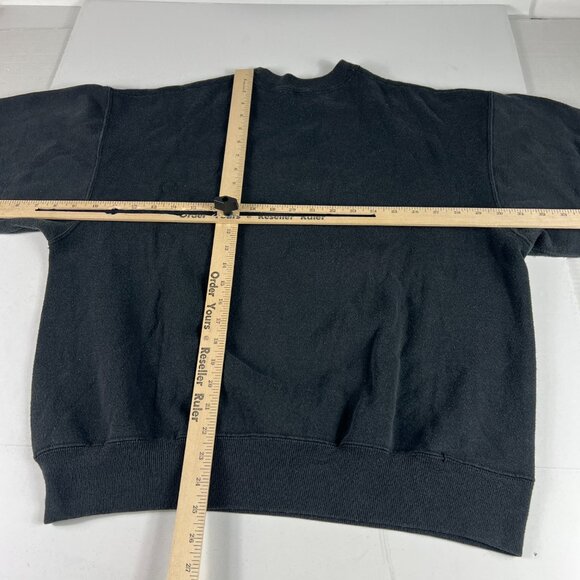 VTG 90s NFL Los Angeles Raiders AFC Sweatshirt Extra Large Black Faded Crewneck - Picture 12 of 15